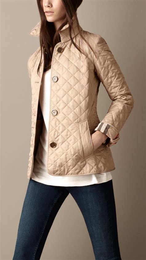 burberry quilted jacket beige|quilted burberry jacket outlet store.